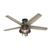 52 inch Bishop Hill Low Profile Outdoor with LED Light Ceiling Fans Hunter Noble Bronze - Barnwood 