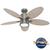 Amaryllis Outdoor with LED Light 52 inch Ceiling Fans Hunter Matte Silver - Brushed Gray Oak 