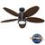 Amaryllis Outdoor with LED Light 52 inch Ceiling Fans Hunter Noble Bronze - Brushed Cocoa 