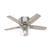 Bennett Low Profile with LED Globe 44 inch Ceiling Fans Hunter Brushed Nickel 