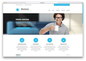 Bostan WordPress theme for business