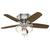 Builder Low Profile with 3 Lights 42 inch Ceiling Fans Hunter Brushed Nickel 