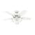 Builder with 3 Lights 42 inch Ceiling Fans Hunter Snow White 
