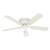 Chauncey Low Profile with Light 54 inch Ceiling Fans Hunter Fresh White 