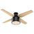 Cranbrook Low Profile with Light 52 inch Ceiling Fans Hunter Gloss Black 