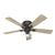 Crestfield Low Profile with 3 LED Lights 52 inch Ceiling Fans Hunter Noble Bronze 