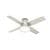 Dempsey Low Profile Outdoor with LED Light 44 inch Ceiling Fans Hunter Matte Nickel 