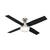 Dempsey with Tunable White LED Light 52 Inch Ceiling Fans Hunter Brushed Nickel 