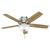 Donegan Low Profile with LED Light 52 inch Ceiling Fans Hunter Brushed Nickel 