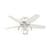 Echo Bluff Low Profile with 3 LED Lights 42 inch Ceiling Fans Hunter Fresh White 