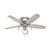Echo Bluff Low Profile with 3 Lights 42 inch Ceiling Fans Hunter Brushed Nickel - Light Gray Oak 