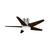 Isotope Low Profile with LED Light 44 inch Ceiling Fans Casablanca Brushed Nickel 