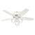 Newsome Low Profile with 3 Lights 42 inch Ceiling Fans Hunter Fresh White 