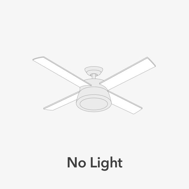 Ceiling fan without lights