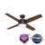 Oceana Outdoor with LED Light 52 inch Ceiling Fans Hunter Matte Silver - P.A. Cocoa 