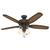 Osbourne with 3 Lights 54 inch Ceiling Fans Hunter Onyx Bengal - Burnished Smoked Cherry Grain 