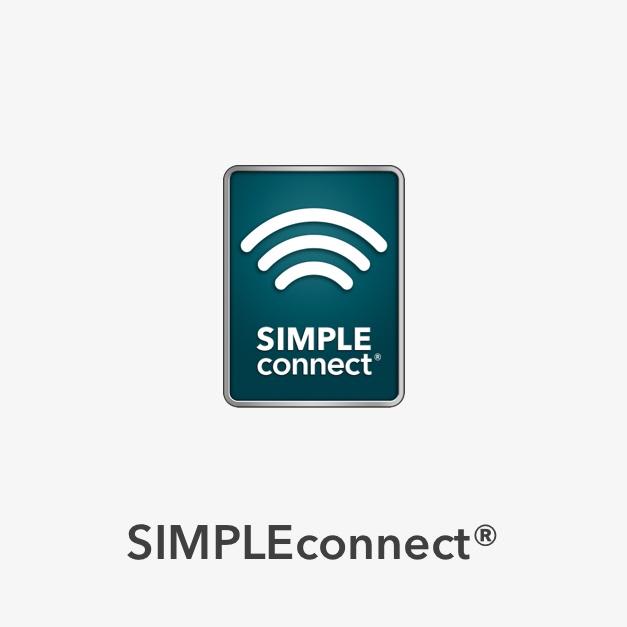 SIMPLEconnect technology logo | Ceiling fans with Wi-Fi capability
