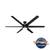 Solaria Outdoor with LED Light 72 inches Ceiling Fans Hunter Matte Black - Matte Black 