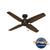 Sunnyvale Outdoor 52 inch Ceiling Fans Hunter Premier Bronze - P.A. Cocoa 