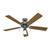 Swanson with LED 52 in Ceiling Fans Hunter Matte Silver 