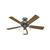 Swanson with LED Light 44 in Ceiling Fans Hunter Matte Silver 