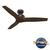 Woodfield 52 Inch Ceiling Fans Hunter Premier Bronze - Brushed Cocoa 