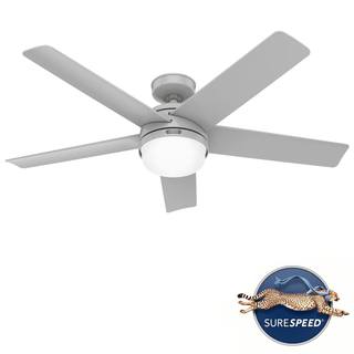 Yuma with LED Light 52 inch Ceiling Fans Hunter Dove Grey - Dove Grey 