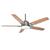 Zudio with LED Light 56 inch Ceiling Fans Casablanca Brushed Nickel 