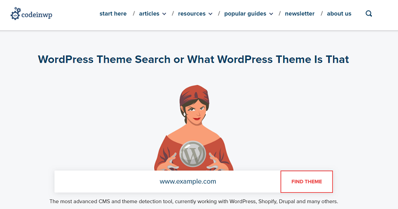 Codeinwp WordPress Theme Detector