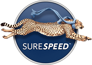 Hunter SureSpeed technology logo | Faster Cooling Power