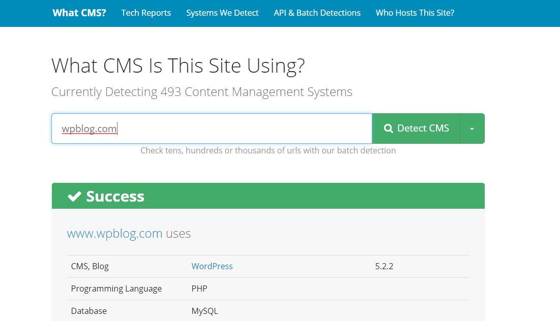 What CMS Best CMS Detector